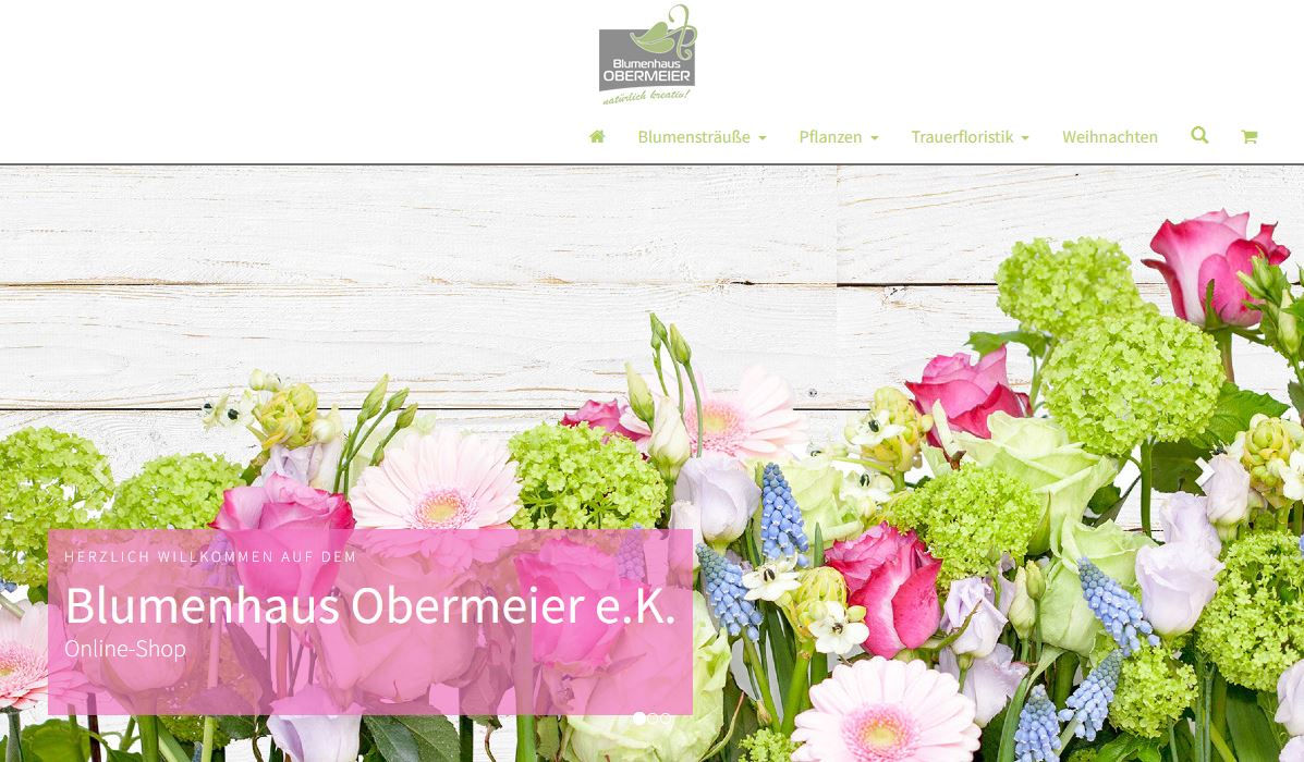 Blumenhaus Obermeier Onlineshop